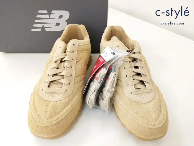 New Balance×AURALEE ニューバランス × オーラリー スニーカー 26.5cm ベージュ スエード URC30AU