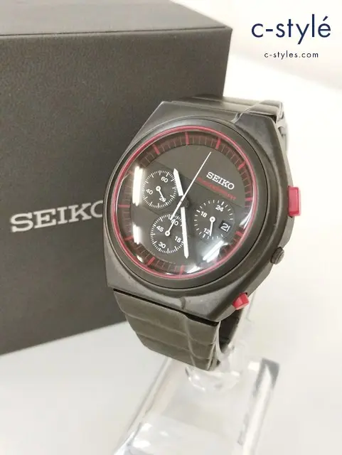 SEIKO セイコー 腕時計 ブラック系 7T12-0CD0 クォーツ