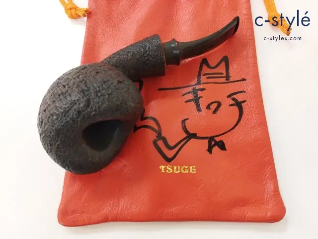 TSUGE ツゲ パイプ IKEBANA 002-18 菊池朝美 サインポーチ付き 柘製作所 喫煙具 タバコ 煙草 嗜好品