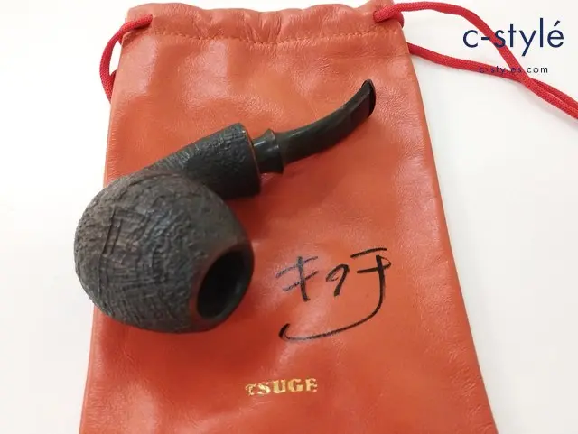 TSUGE ツゲ パイプ IKEBANA 015-18 菊池朝美 サインポーチ付き 柘製作所 喫煙具 タバコ 煙草 嗜好品