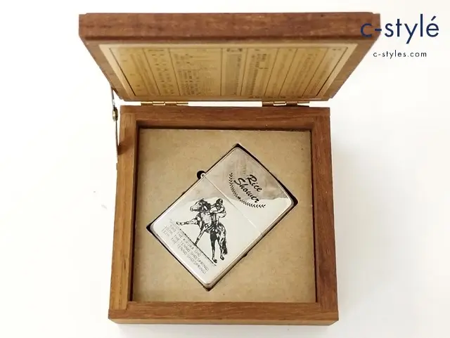 ZIPPO ジッポー オイルライター ライスシャワー 引退記念 シルバー 1995年 競走馬 菊花賞 天皇賞