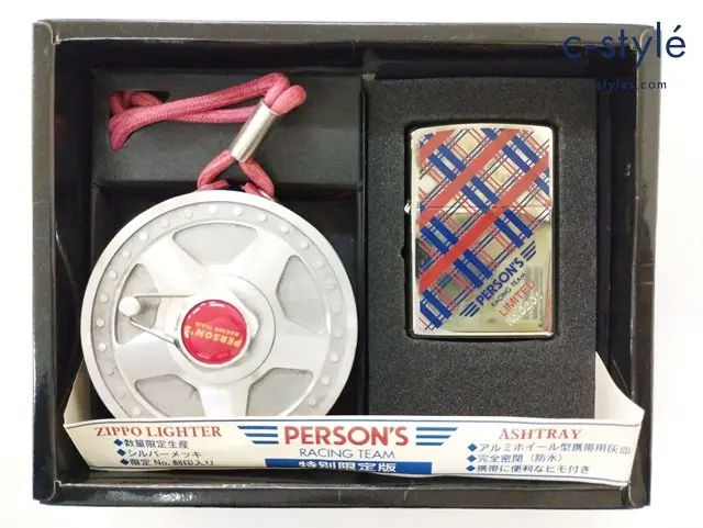 ZIPPO ジッポー オイルライター PERSON’S RACING TEAM 特別限定版 シルバー 1997年 喫煙具