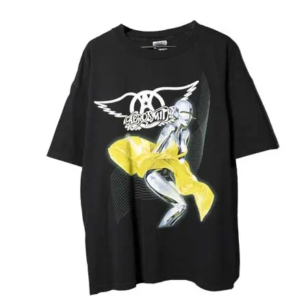 Aerosmith(エアロスミス) ヴィンテージ Tシャツ 90s  “ 2001 Just Push Play ” OPTIMA