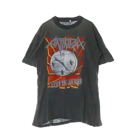 ANTHRAX(アンスラックス) ヴィンテージ Tシャツ90s LIVE IN JAPAN 1990