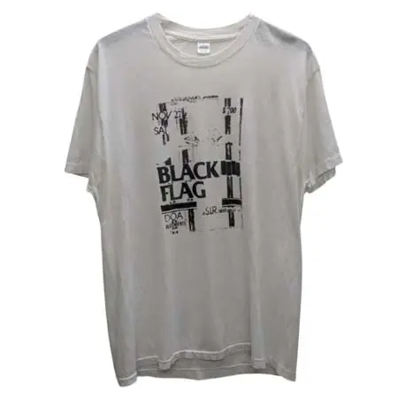 Black Flag(ブラック・フラッグ) ヴィンテージ Tシャツ ノーブランド ホワイト