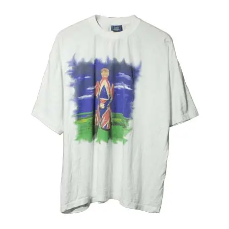 David Bowie(デヴィッド・ボウイ) ヴィンテージ Tシャツ 90s “1997 Earthling” BLUE THUNDER