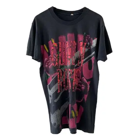 Guns N’ Roses(ガンズアンドローゼズ) ヴィンテージ Tシャツ 90s GET IN THE RING MOTHER FUCKER2 European Tour93
