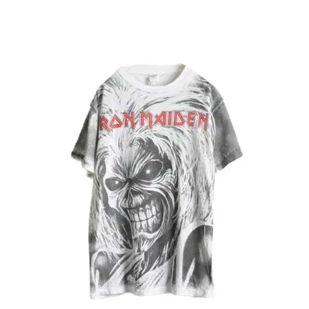 Iron Maiden(アイアン・メイデン) ヴィンテージ Tシャツ 90s スカル 総柄