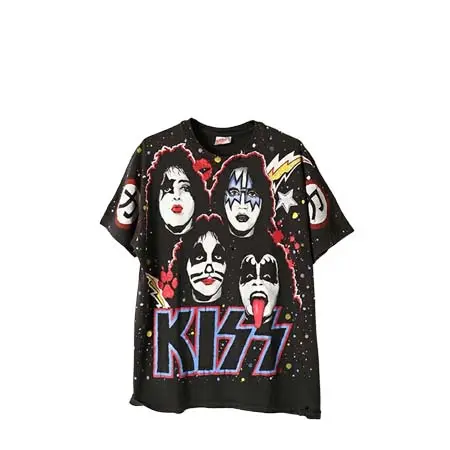 Kiss(キス) ヴィンテージ Tシャツ 1992 AOP MEMBER FACE TEE HANES