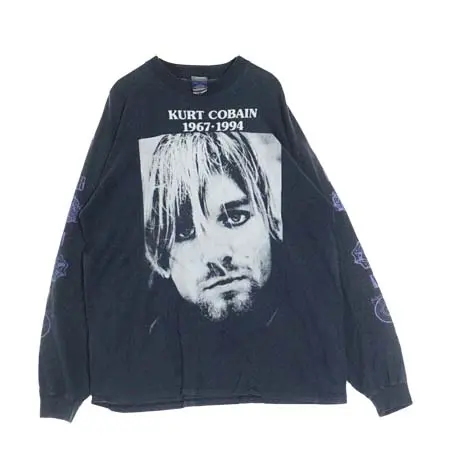 Kurt Cobain(カートコバーン) ヴィンテージ Tシャツ 90s NIRVANA KURT COBAIN MEMORIAL BOOTLEG
