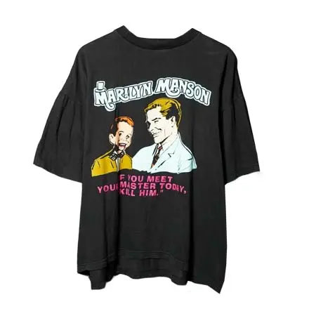 MARILYN MANSON(マリリンマンソン) ヴィンテージ Tシャツ 90S “POLICE” Euro Tag