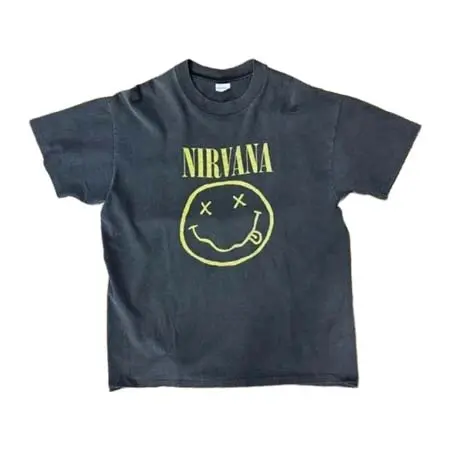 NIRVANA(ニルヴァーナ) ヴィンテージ Tシャツ 90年代 ステッドマンタグ スマイル