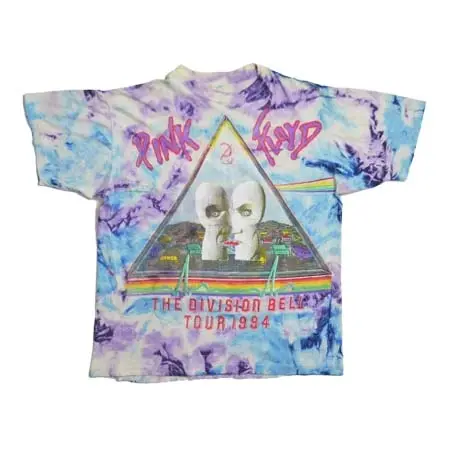 Pink Floyd(ピンクフロイド) ヴィンテージ Tシャツ THE DIVISION BELL TOUR 1994 Tie Dye