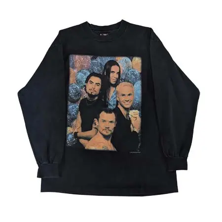 RED HOT CHILLI PEPPERS(レッドホットチリペッパーズ) ヴィンテージ Tシャツ ONE HOT MINUTE MEMBER PORTRAIT LS
