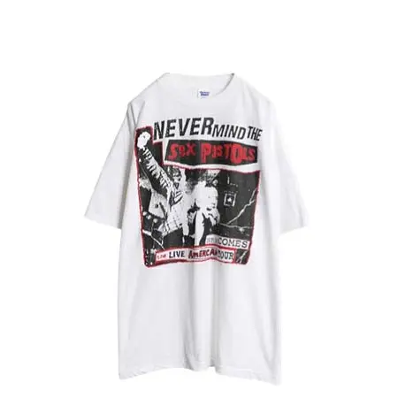 Sex Pistols(セックス・ピストルズ) ヴィンテージ Tシャツ 90s ツアー イラスト プリント
