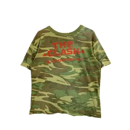 The Clash(ザ・クラッシュ) ヴィンテージ Tシャツ USA製 80s “Sandinista!” S/S Tee 迷彩