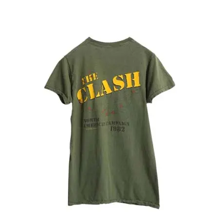 The Clash(ザ・クラッシュ) ヴィンテージ Tシャツ 80s USA製 ツアー プリント