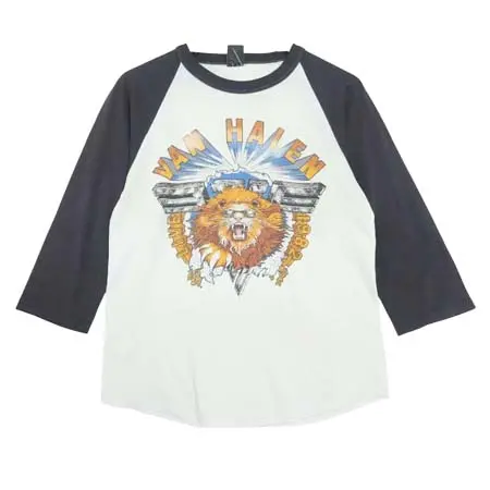 Van Halen(ヴァン・ヘイレン) ヴィンテージ Tシャツ 80年代  ラグランスリーブ