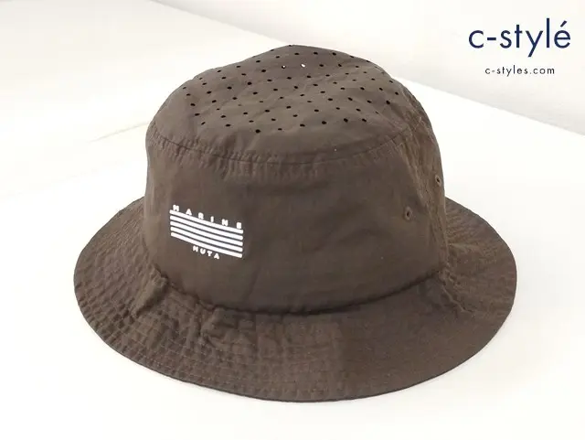 MUTA MARINE ムータマリン バケットハット ブラウン ポリエステル100%