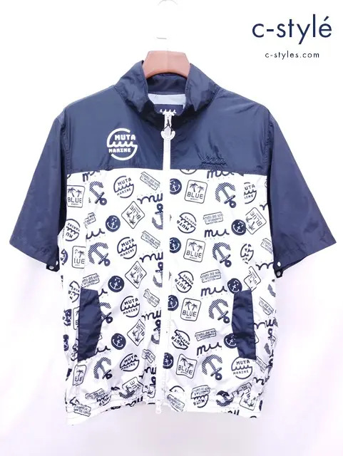 MUTA MARINE ムータマリン 空調ブルゾン ネイビー×ホワイト系 YMMP-210826