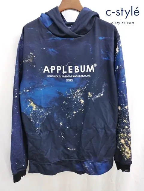 APPLEBUM アップルバム トレーナー XL ネイビー系 フーディー