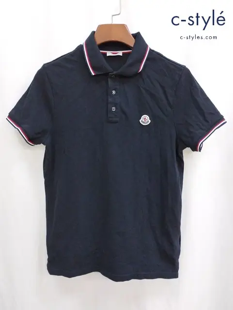 MONCLER モンクレール ポロシャツ S ブラック MAGLIA POLO MANICA CORTA 半袖