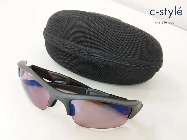 OAKLEY オークリー サングラス グレー×ブラック FLAK JACKET USA製