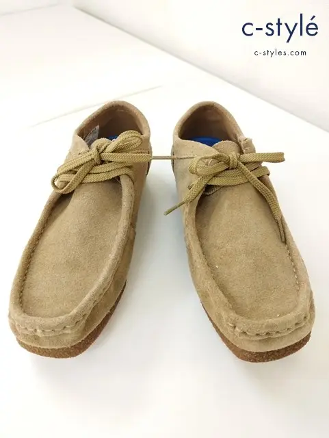 Clarks クラークス ワラビーシューズ 26.5cm サンドベージュ スウェード 15522