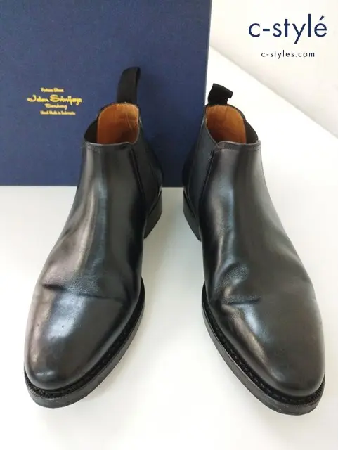 Jalan Sriwijaya ジャランスリウァヤ サイドゴアブーツ 7・1/2 ブラック 98411 C.BLK DAINITE CALF BLACK DAINITE