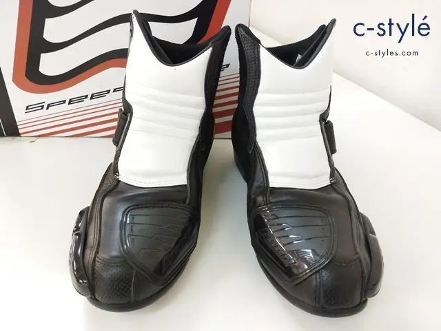 HYOD ライディングブーツ 26.5cm ブラック×ホワイト HSF003DN AWL ST-X D3O