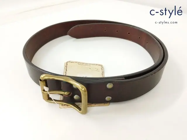 WHITE HOUSE COX ホワイトハウスコックス レザーベルト 36/90 ブラウン