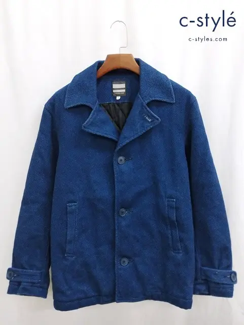 MOMOTARO JEANS モモタロウジーンズ ショートコート 40 インディゴ 藍染 綿100% 日本製