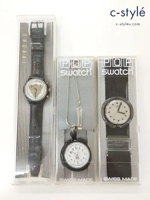 SWATCH スウォッチ 腕時計 cb109 PPB101 クォーツ式 計3点