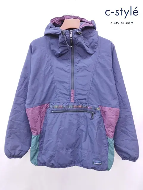 L.L.Bean エルエルビーン アノラックパーカー M ネイビー系 OT453