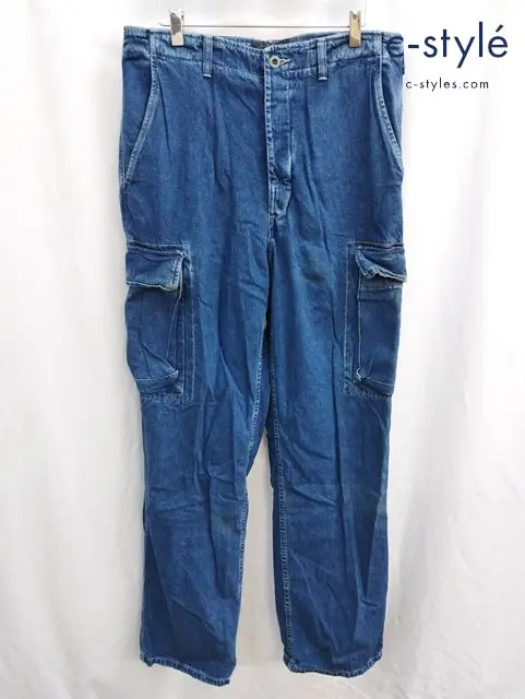 RRL ダブルアールエル デニムカーゴパンツ 31/32 インディゴ 25665C 綿100％