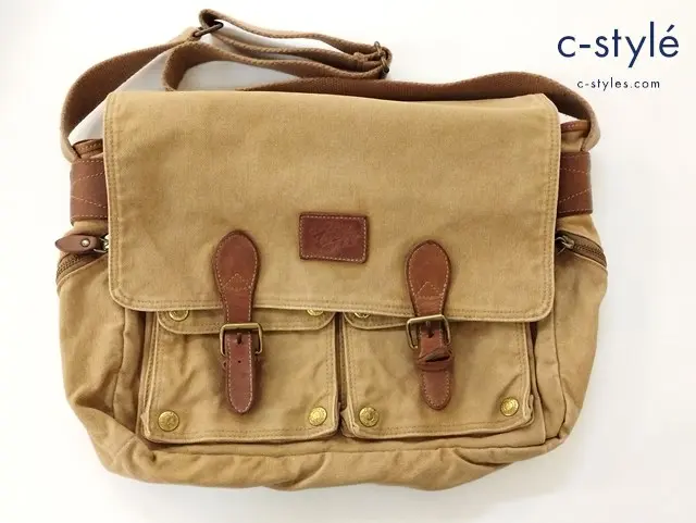 Polo Ralph Lauren フィッシングバッグ キャメル系 メッセンジャーバッグ