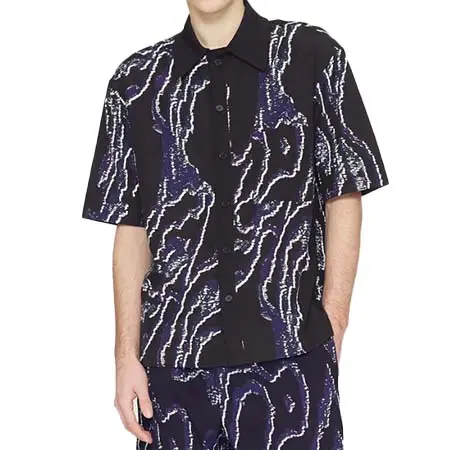 3.1Phillip Lim(スリーワンフィリップリム) 半袖プリントボウリングシャツ