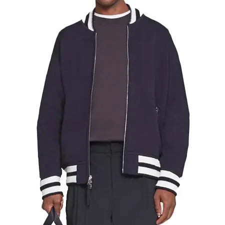 3.1Phillip Lim(スリーワンフィリップリム) リバーシブルニットバーシティジャケット