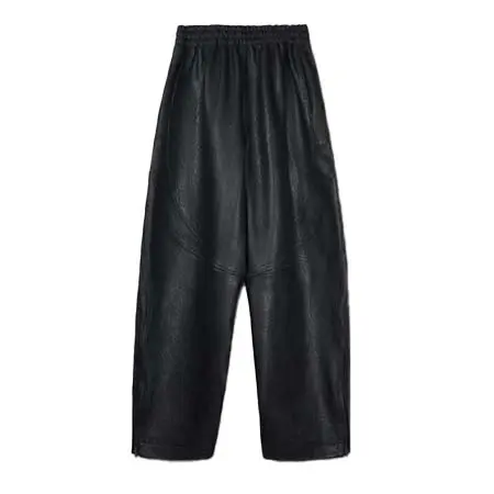 ALEXANDER WANG(アレキサンダーワン) プライマル ラムスキンレザー トラックパンツ