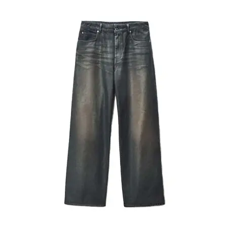 ALEXANDER WANG(アレキサンダーワン) レザー トロンプルイユ デニムジーンズ