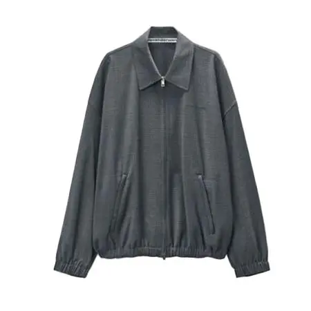 ALEXANDER WANG(アレキサンダーワン) ダークグレー ロゴ トラックジャケット