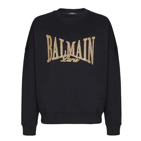BALMAIN(バルマン) Balmain カレッジ エンブロイダリー スウェットシャツ