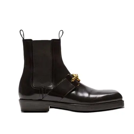 BALMAIN(バルマン) Sync グレーズドレザー チェルシーブーツ