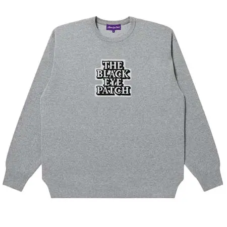 BlackEyePatch(ブラックアイパッチ) OG LABEL KNIT SWEATER