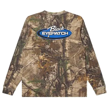 BlackEyePatch(ブラックアイパッチ) REAL TREE TEAM LOGO L/S TEE MULTI