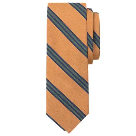 Brooks Brothers(ブルックスブラザーズ) タッサーシルク／コットン　BB#1ストライプタイ