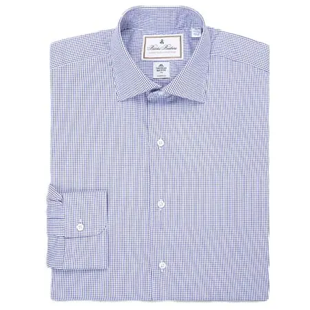 Brooks Brothers(ブルックスブラザーズ) マイクログラフチェック　ドレスシャツ　Regular Fit