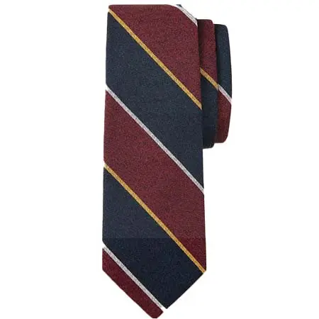 Brooks Brothers(ブルックスブラザーズ) ウールブレンド　メランジ　ワイドストライプタイ