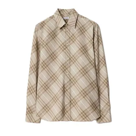 BURBERRY(バーバリー) リラックスフィット チェック コットンシャツ