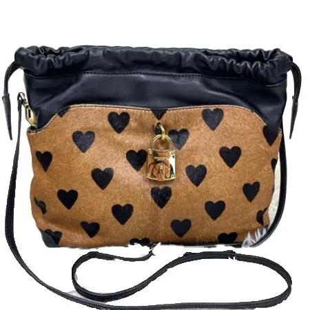 BURBERRY PRORSUM(バーバリープローサム) ショルダーバッグ ハラコ ハート柄